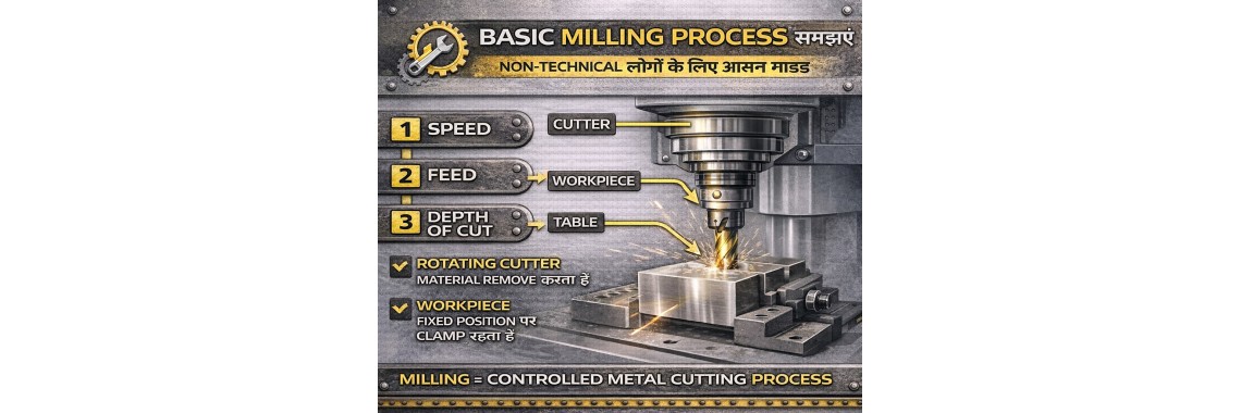 Basic Milling Process Explained for Non-Technical People – A Simple Guide