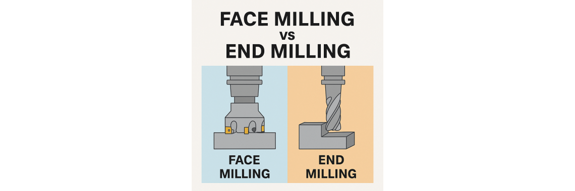 🌀 Face Milling vs End Milling – CNC Machining में क्या फर्क है?
