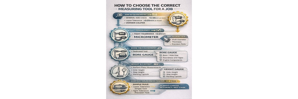 How to Choose the Correct Measuring Tool for a Job – A Simple, Practical Guide