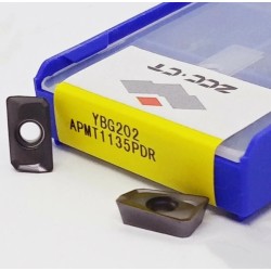 ZCC APMT1135PDR Carbide Insert YBG202 (Pack of 10) ZCC APMT1135PDR Carbide Insert YBG202 (Pack of 10)