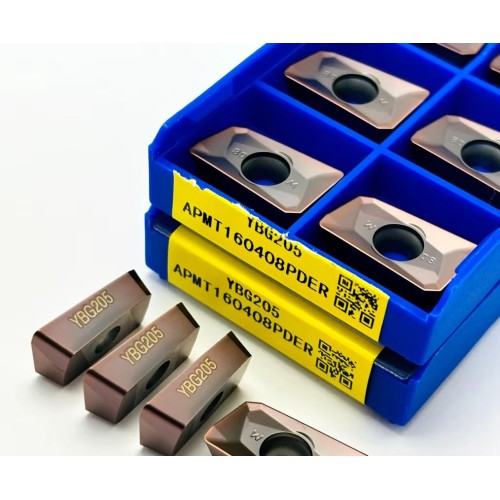 ZCC APMT160408PDER Carbide Insert YBG205 (Pack of 10)