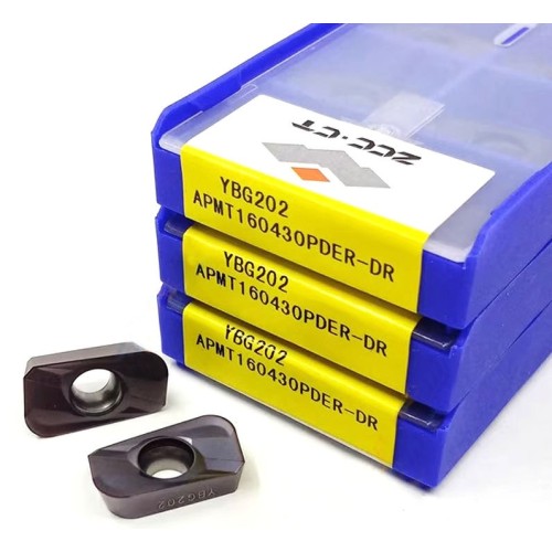ZCC APMT160430PDER-DR Carbide Insert YBG202 (Pack of 10)