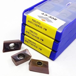 ZCC APKT160408-PM Carbide Insert YBG205 (Pack of 10) ZCC APKT160408-PM Carbide Insert YBG205 (Pack of 10)