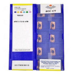 ZCC APKT11T316-APM Carbide Insert YB9320 (Pack of 10) ZCC APKT11T316-APM Carbide Insert YB9320 (Pack of 10)