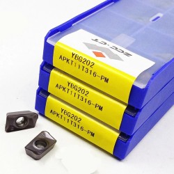ZCC APKT11T316-PM Carbide Insert YBG202 (Pack of 10) ZCC APKT11T316-PM Carbide Insert YBG202 (Pack of 10)