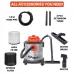 KP Tech 1200W Wet & Dry Metal Tank Vacuum Cleaner BK–VC201200