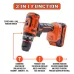 KP Tech 20V Cordless Impact Drill Kit with 47pcs Accessories CLIDK4502 KP Tech 20V Cordless Impact Drill Kit with 47pcs Accessories CLIDK4502