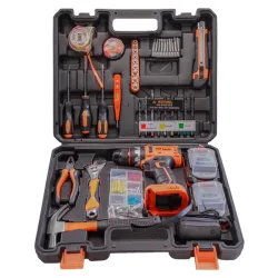 KP Tech 20V Cordless Impact Drill Kit with 47pcs Accessories CLIDK4502