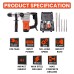 KP Tech 1200W Rotary Hammer BK–RH1200