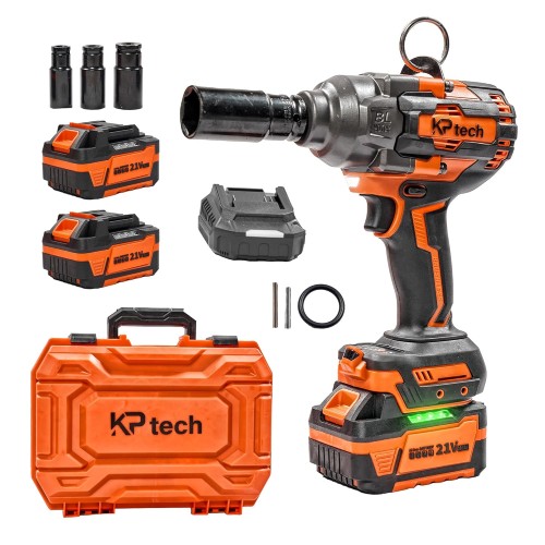 KP Tech 21V Brushless Cordless Impact Wrench BK–CIW2150–3AH KP Tech 21V Brushless Cordless Impact Wrench BK–CIW2150–3AH