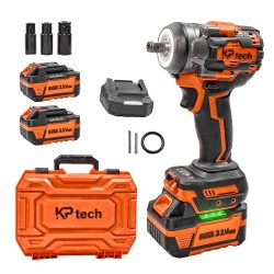 KP Tech 21V Brushless Cordless Impact Wrench BK–CIW2110–4AH