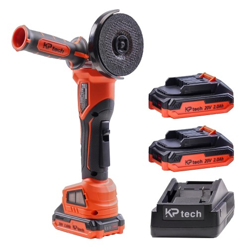 KP Tech 20V Cordless Angle Grinder BK–CLG1002