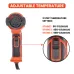 KP Tech 2000W Heat Gun with Accessories BK–HT2000-A KP Tech 2000W Heat Gun with Accessories BK–HT2000-A