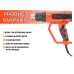 KP Tech 2000W Heat Gun with Accessories BK–HT2000-A KP Tech 2000W Heat Gun with Accessories BK–HT2000-A